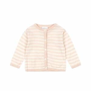 NEW KONGES SLØJD kid's venti knit cardigan in cameo rose